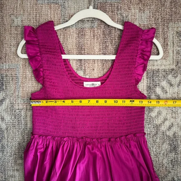 Natural Life Smocked Maxi Dress - Picture 7 of 11